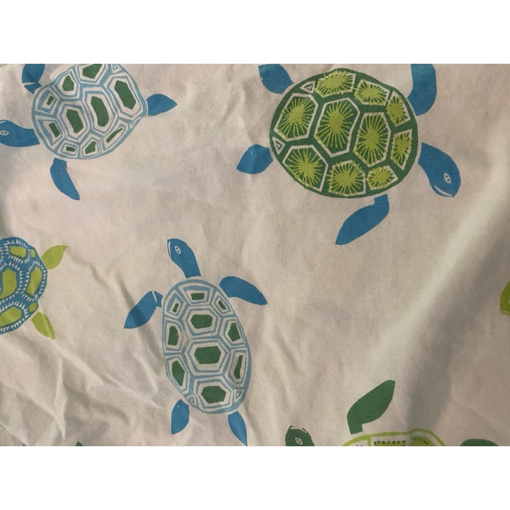 The Company Store Womens Large Pajama Short Set 100% Cotton Sea Turtle Button - Picture 11 of 11